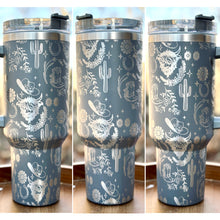Load image into Gallery viewer, Highland Cow Western Full Wrap 40oz Cup - 14 Colors Available