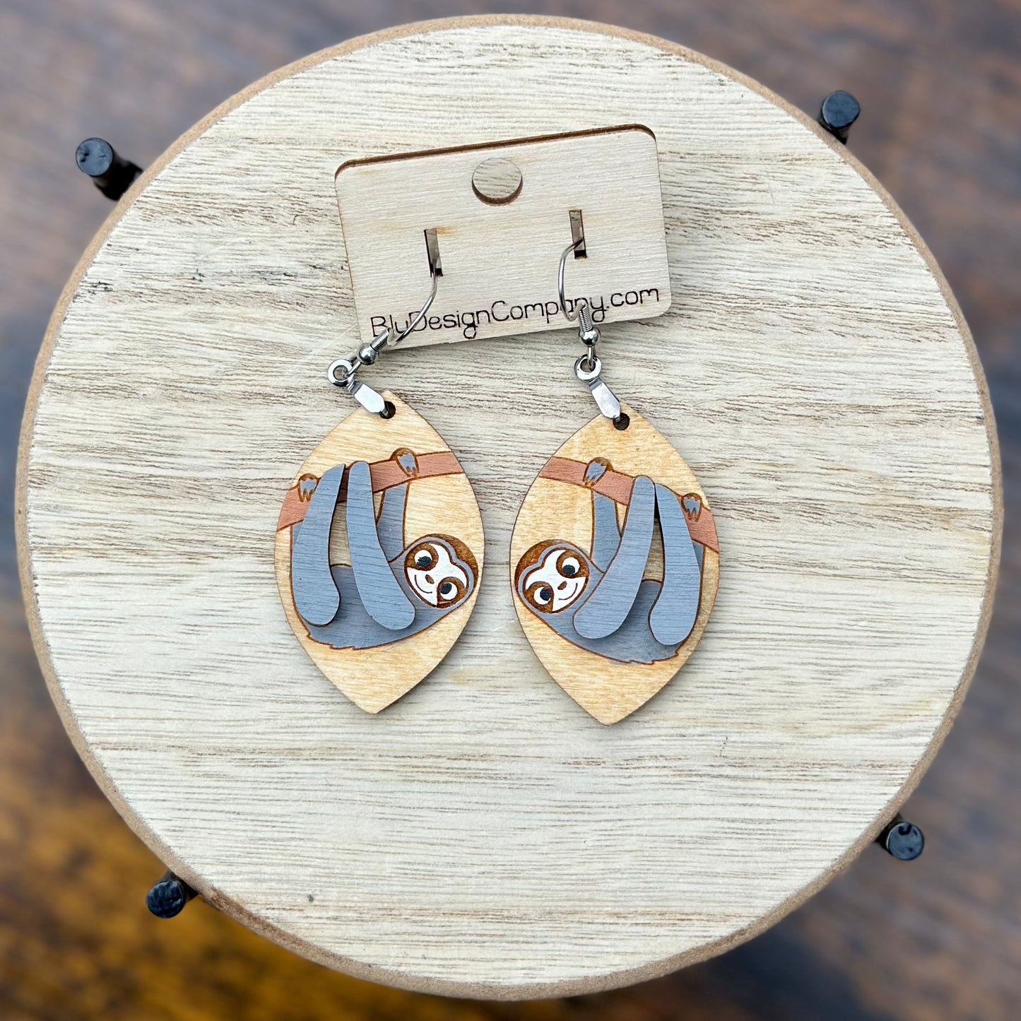 Sloth Dangle Earrings