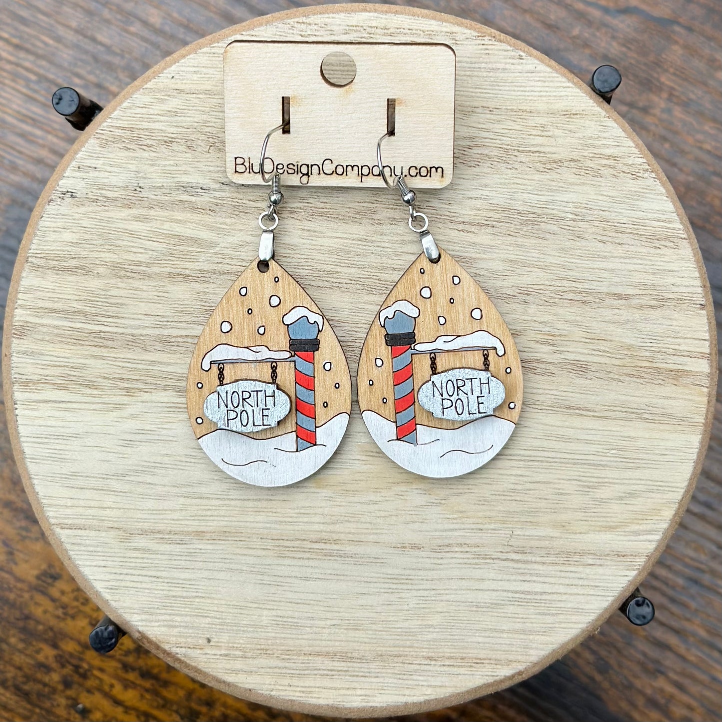 North Pole Layered Dangle Earrings