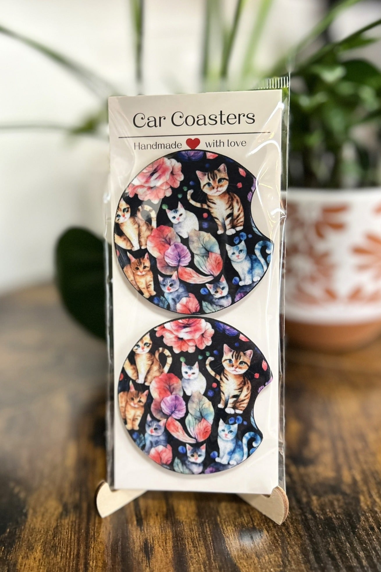 Coaster - Cats and Leaves.JPG