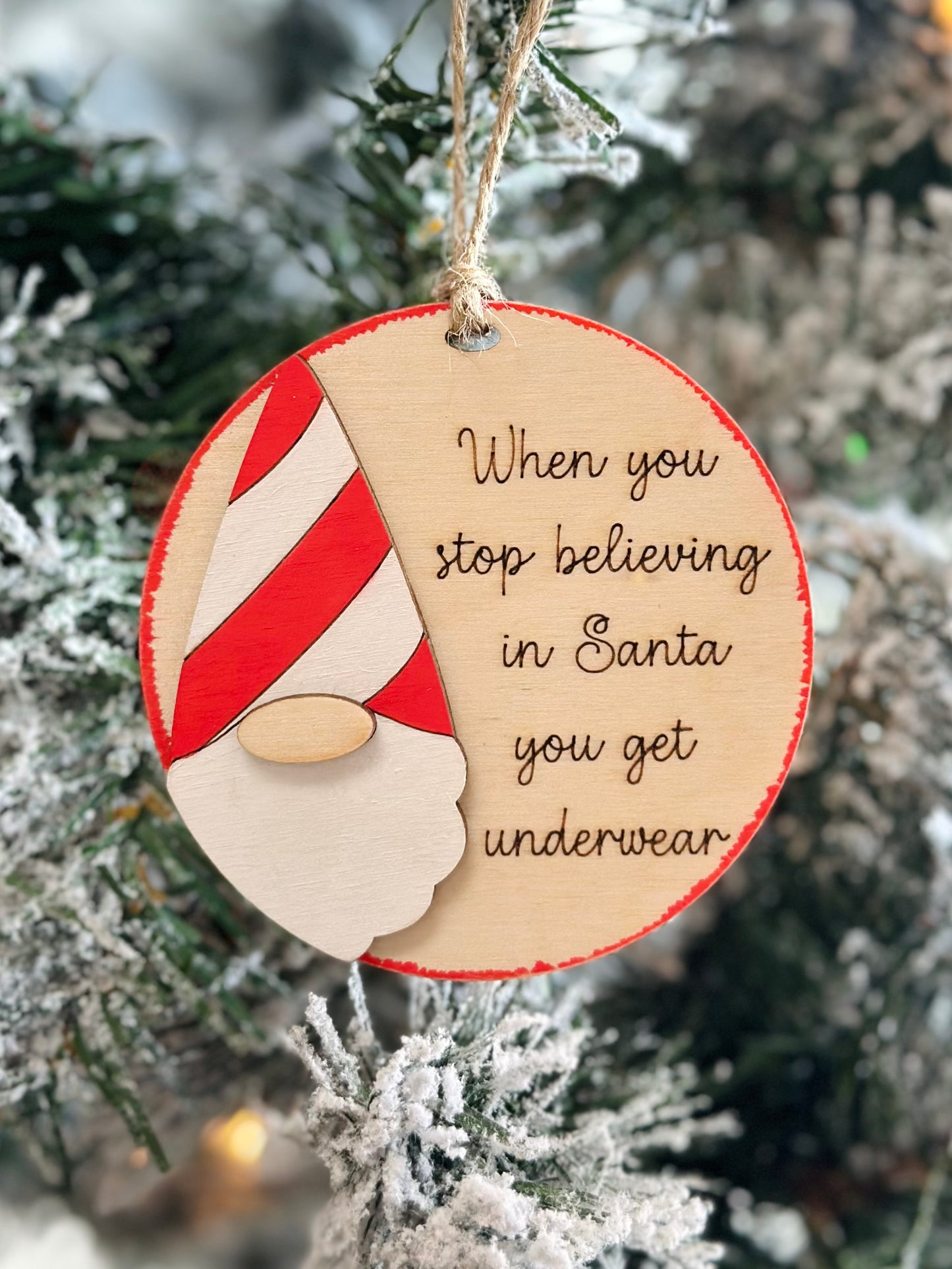 Gnome Underwear Ornament