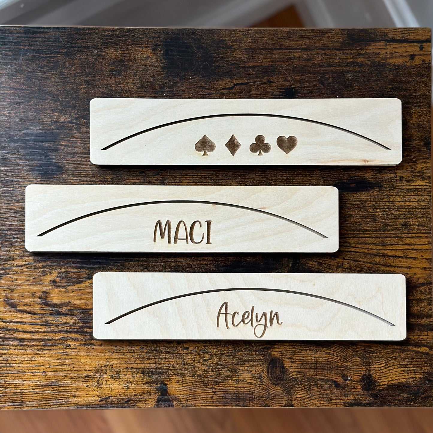 Personalized Playing Card Holder