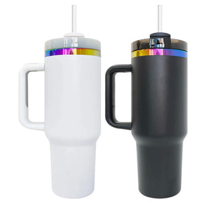 Butterfly Sunflower Full Wrap 40oz Cup - 14 Colors Available