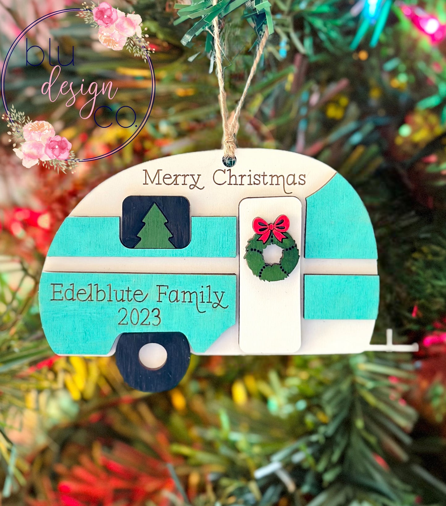 Vintage Camper Ornament