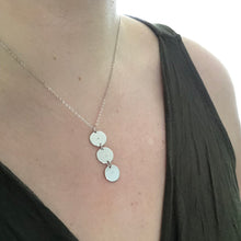 Load image into Gallery viewer, Multi Circle Initial Vertical Necklace