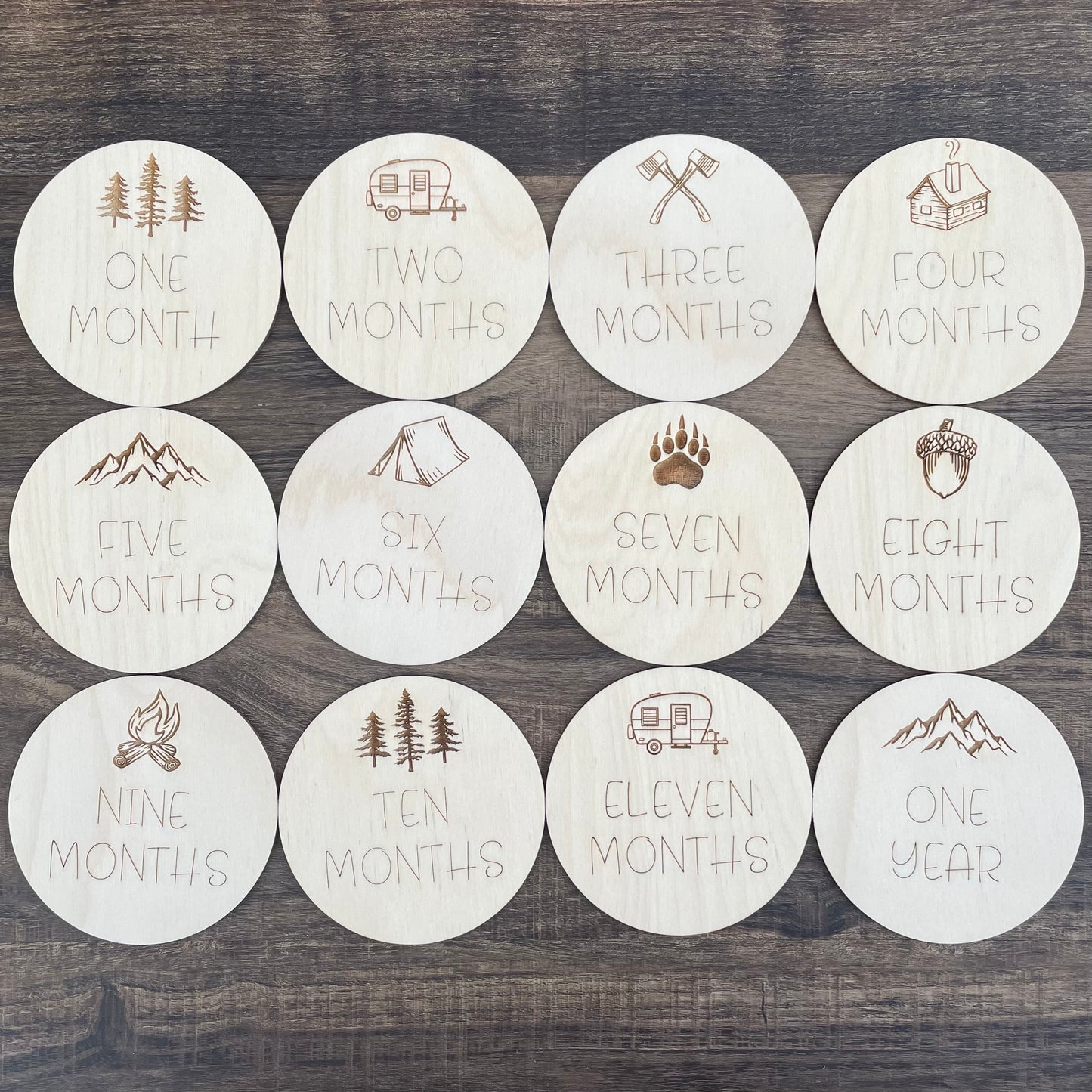 Reversible Outdoor Adventure Monthly Milestone Rounds