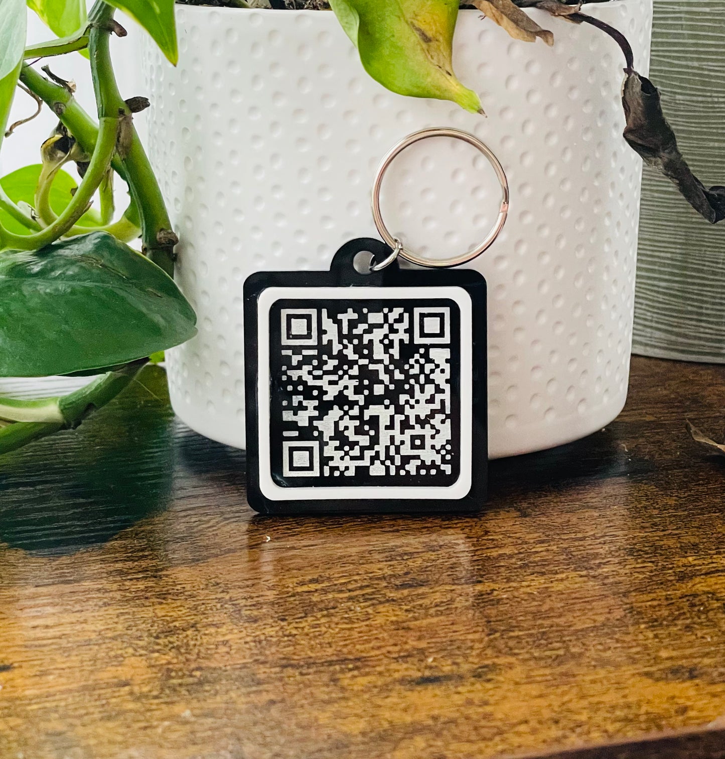 QR code keychain