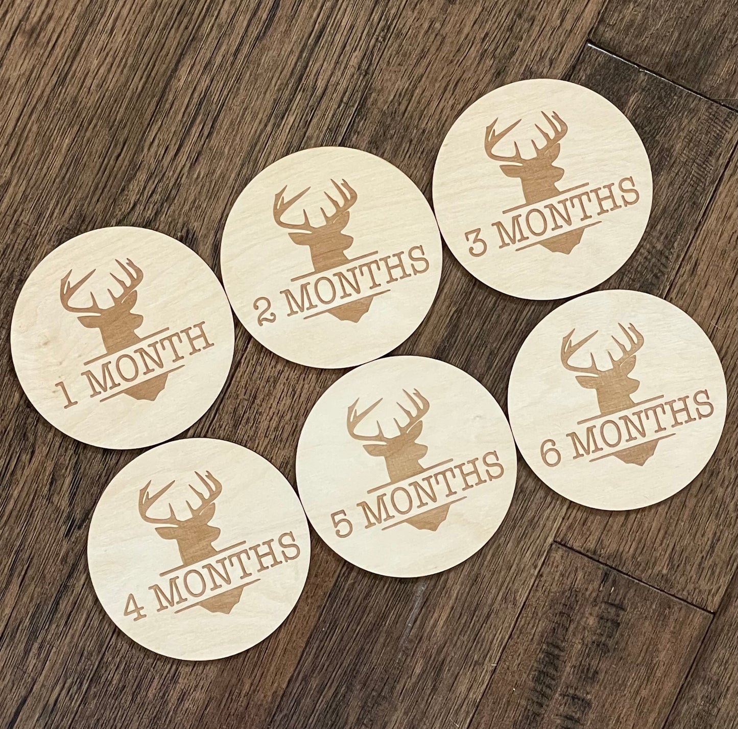 Deer Reversible Monthly Milestone Rounds