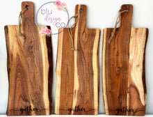 Load image into Gallery viewer, XL Acacia Wood Charcuterie Board - Gather