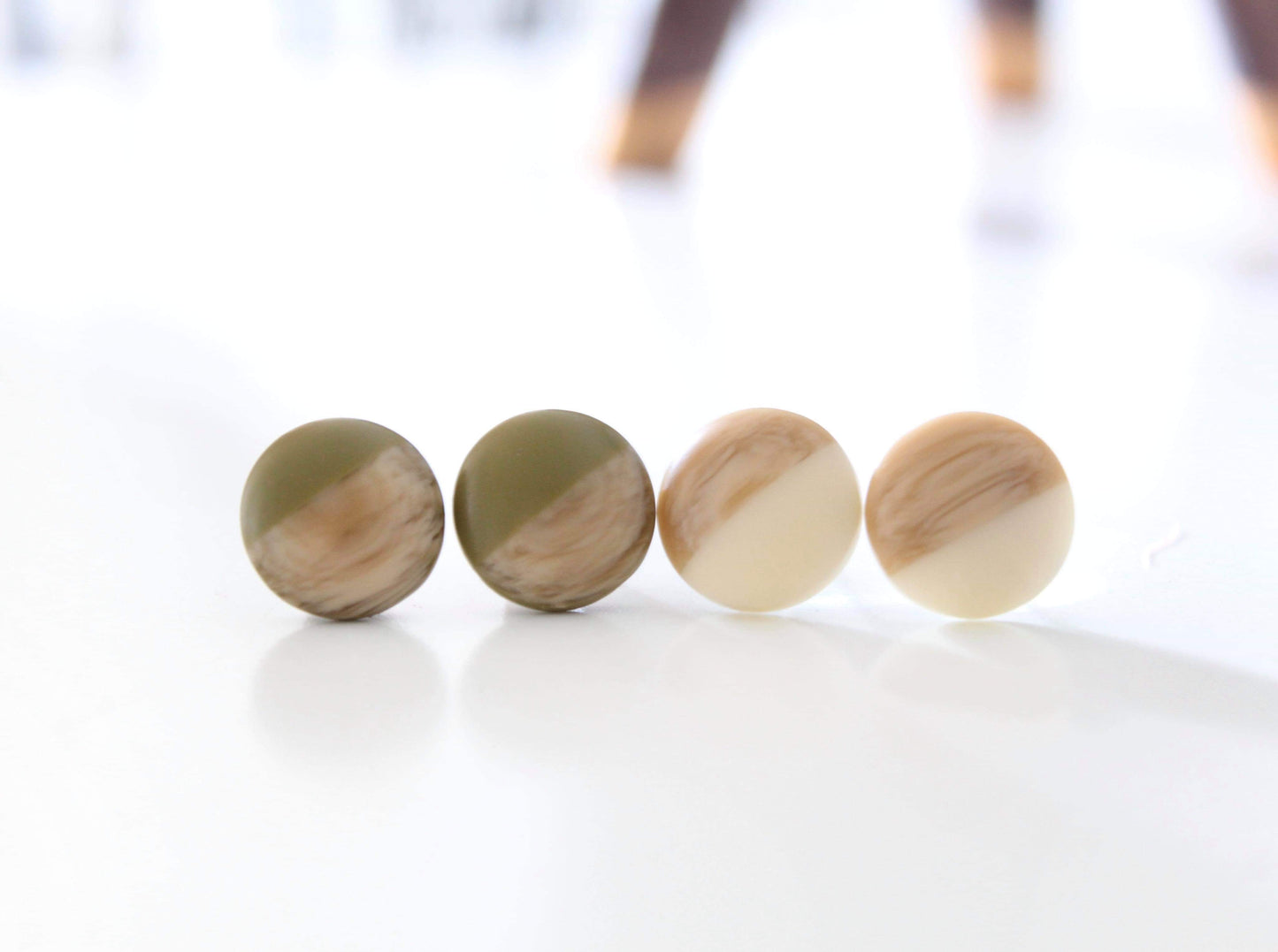 Half & Half Earrings