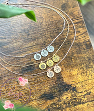 Load image into Gallery viewer, Engraved Birth Flower Necklace