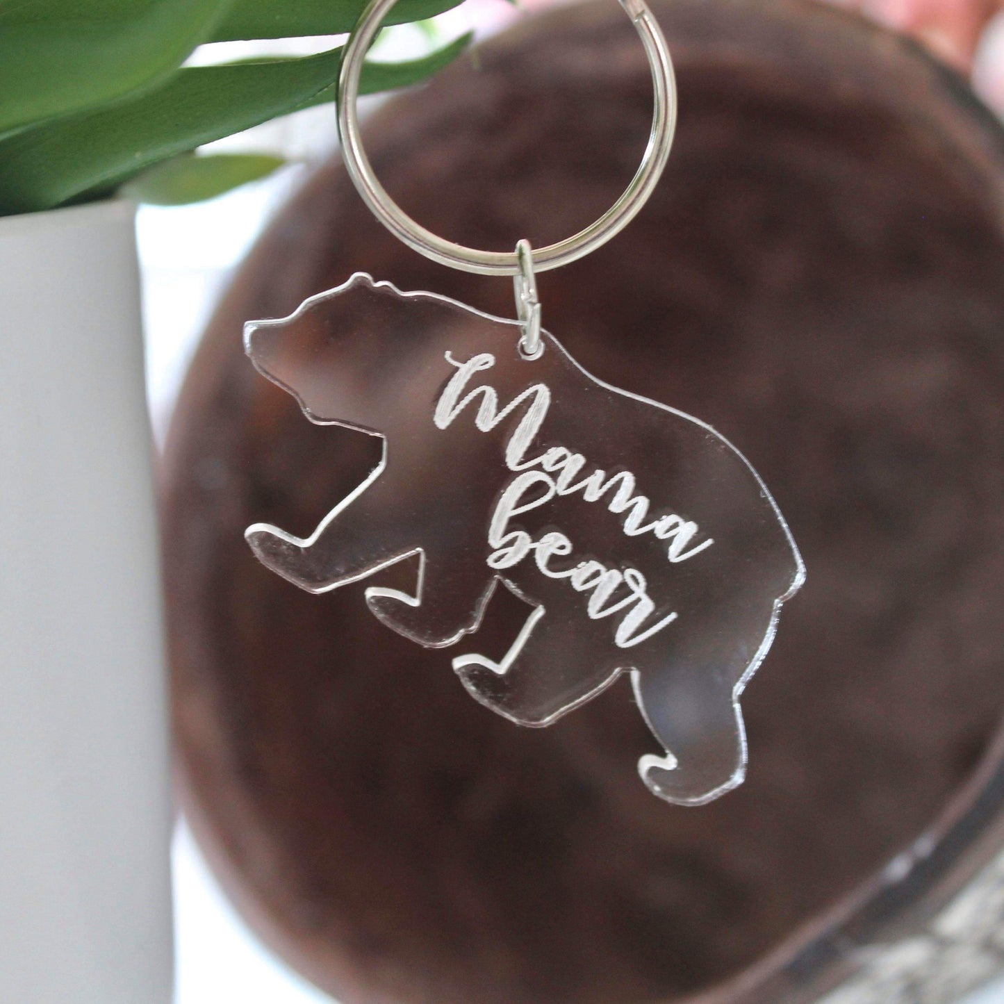 Mama Bear Acrylic Keychain