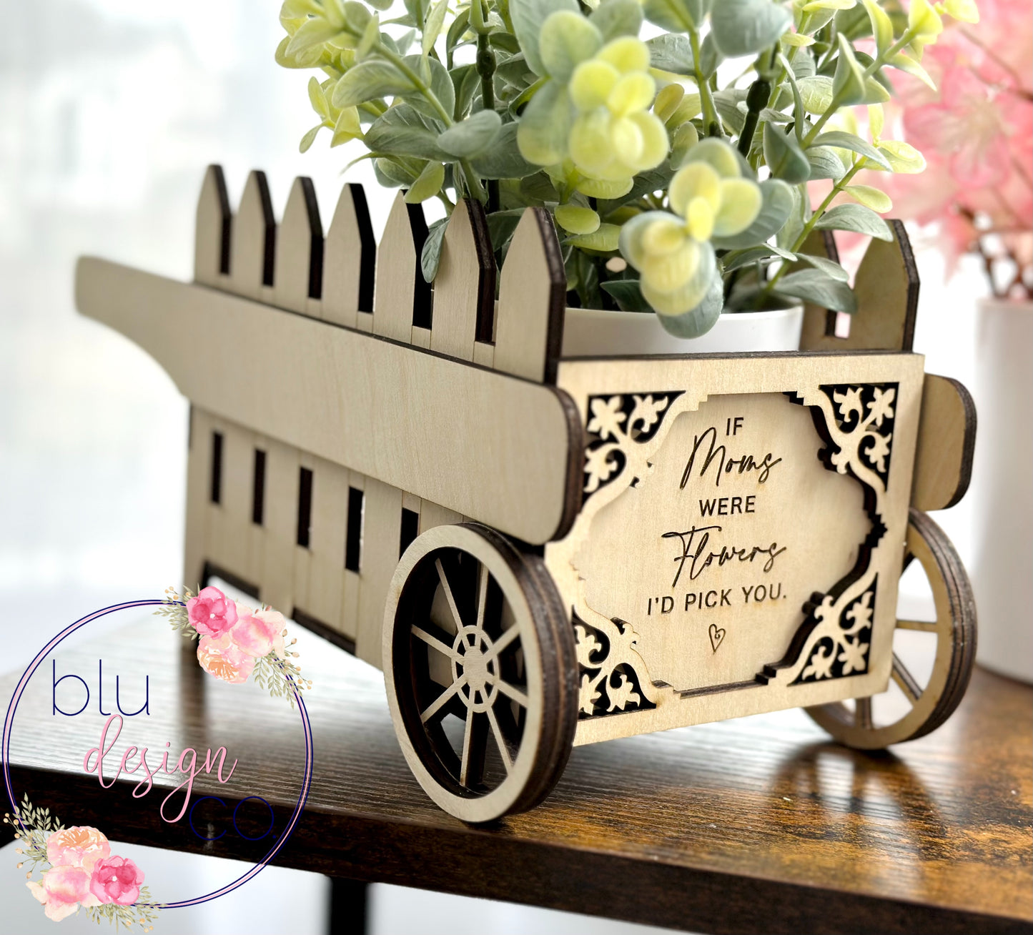 Flower Cart Plant Holder