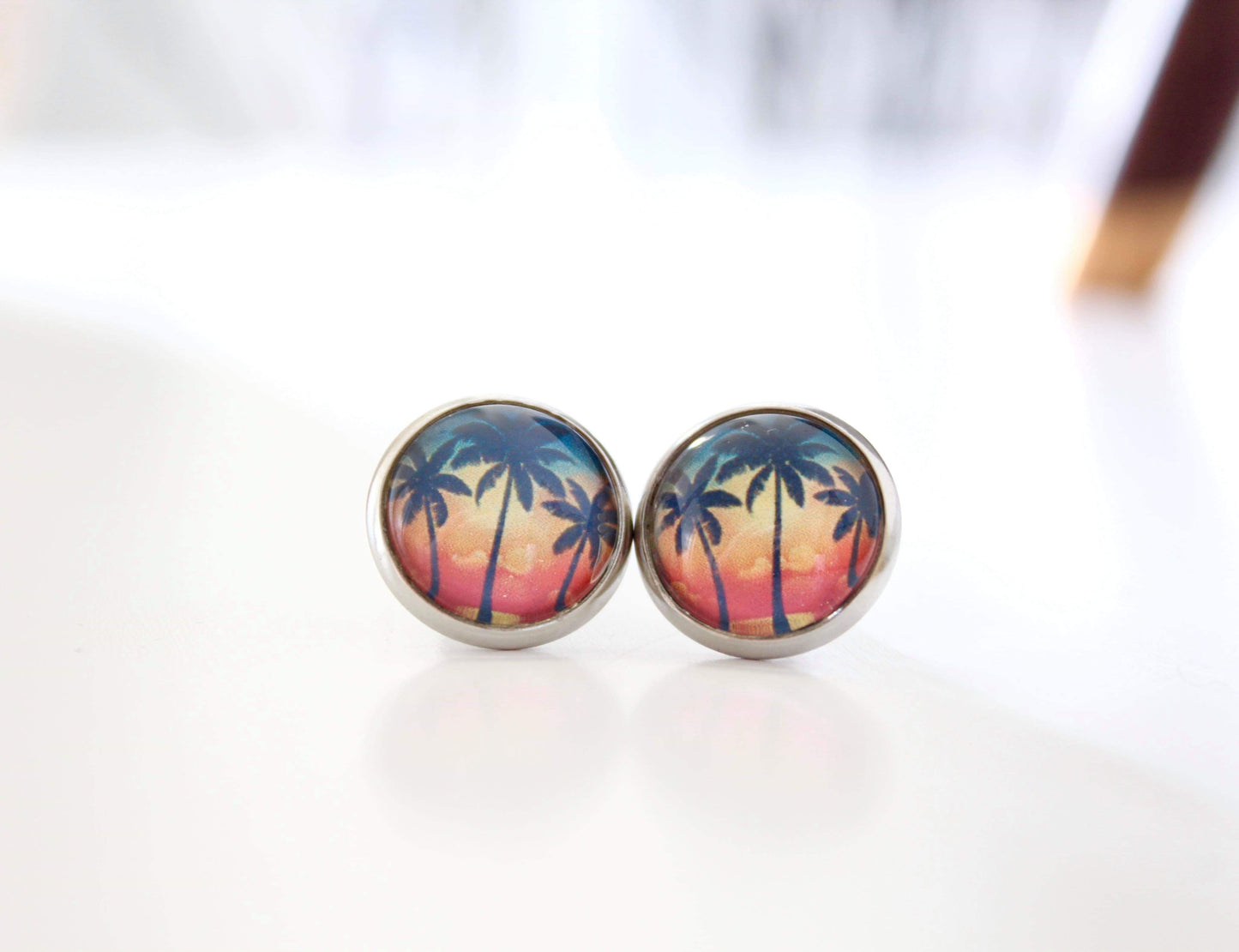 Palm Tree Earrings