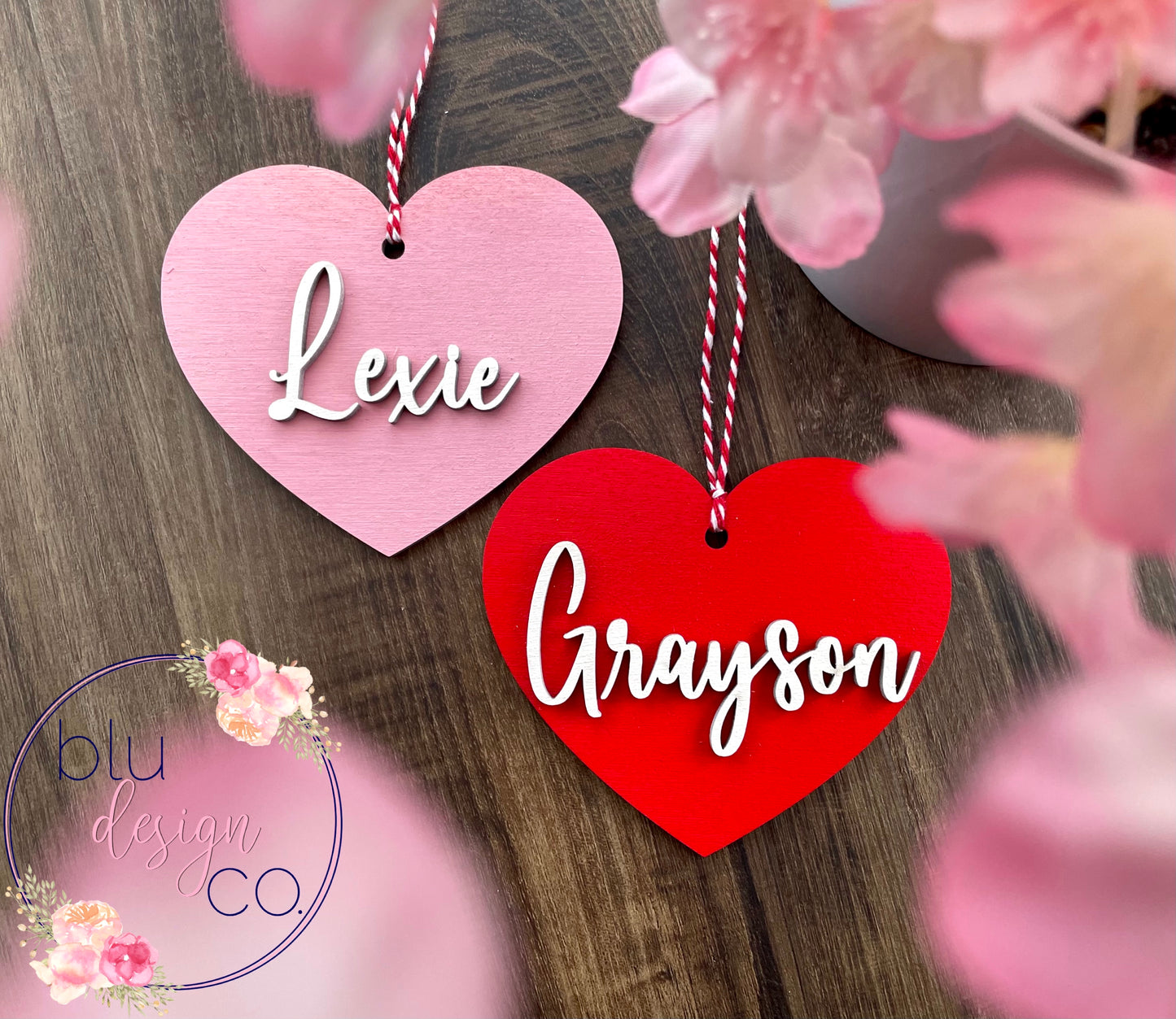 Custom Valentine Basket Tags