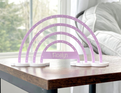 Personalized Acrylic Rainbow Earring Stand