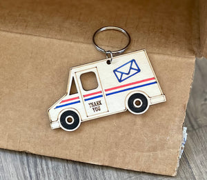 Mail Truck Keychain