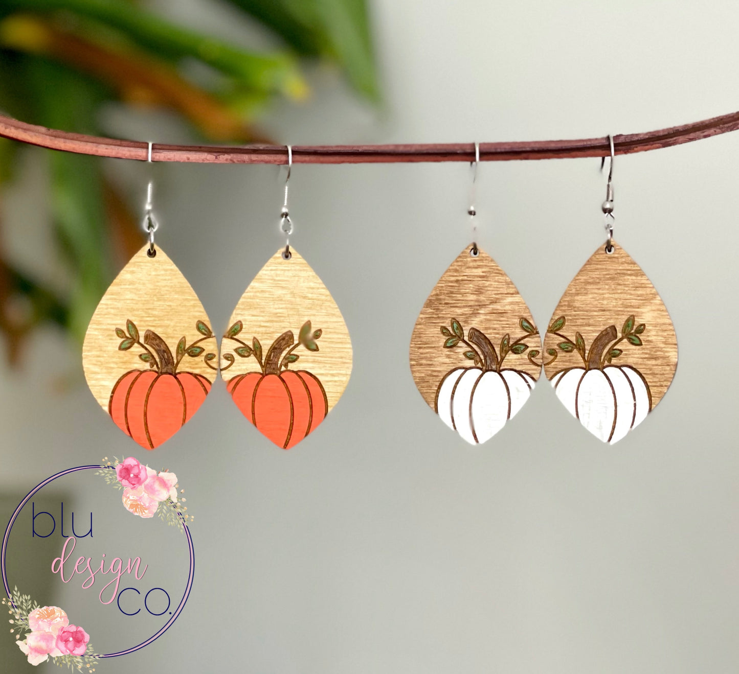 Pumpkin Drop Earrings