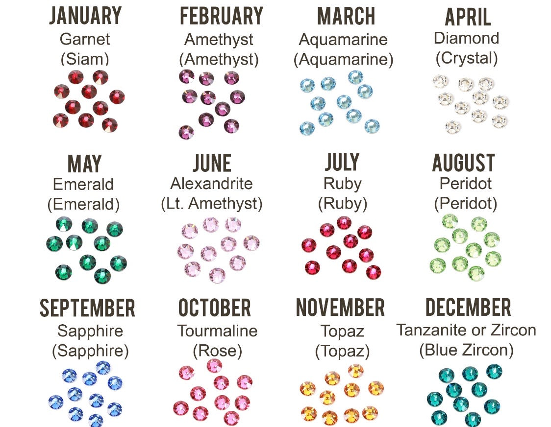 Angel Wings Birthstone Necklace