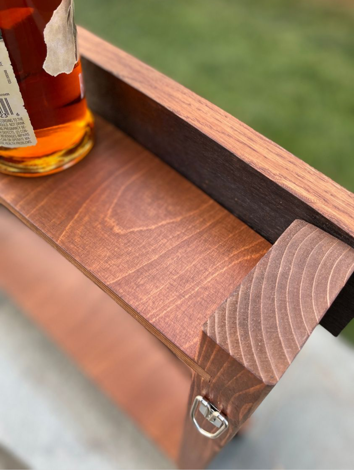 Custom Whiskey Stave Display Shelf