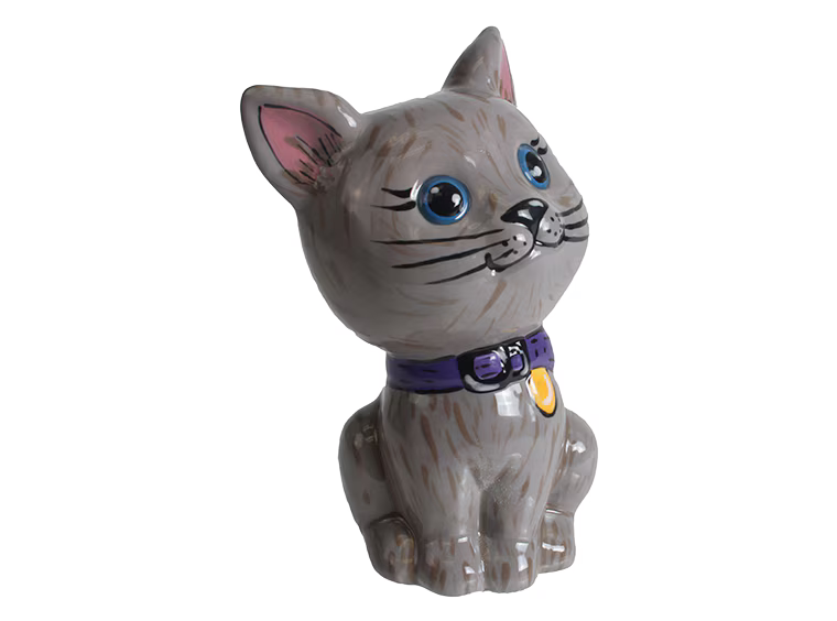 DIY Ceramic - Purrdy Kitty