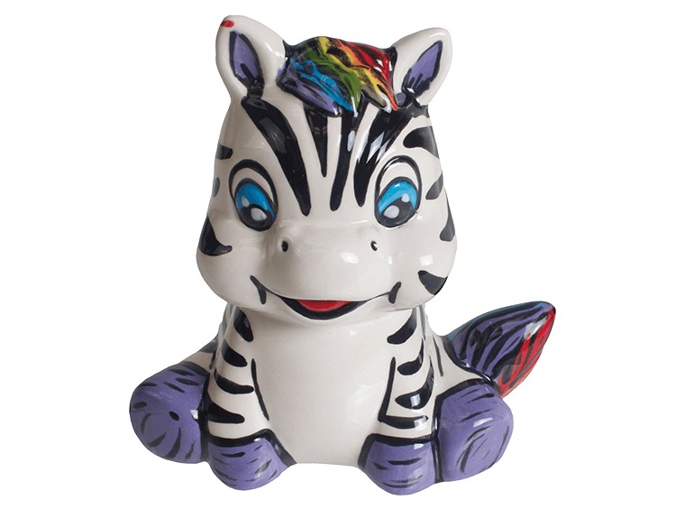 DIY Ceramic - Zoe The Zebra