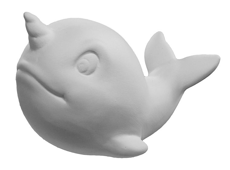 DIY Ceramic - Nelly the Narwhal