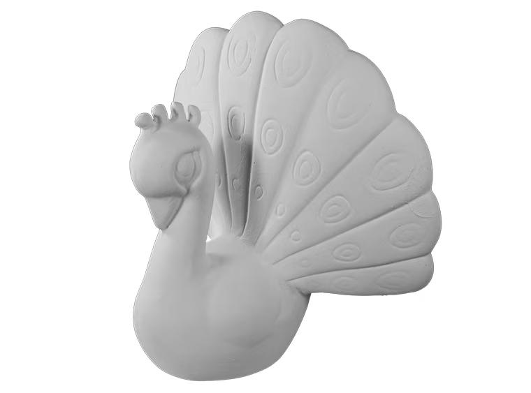 DIY Ceramic - Piper the Peacock
