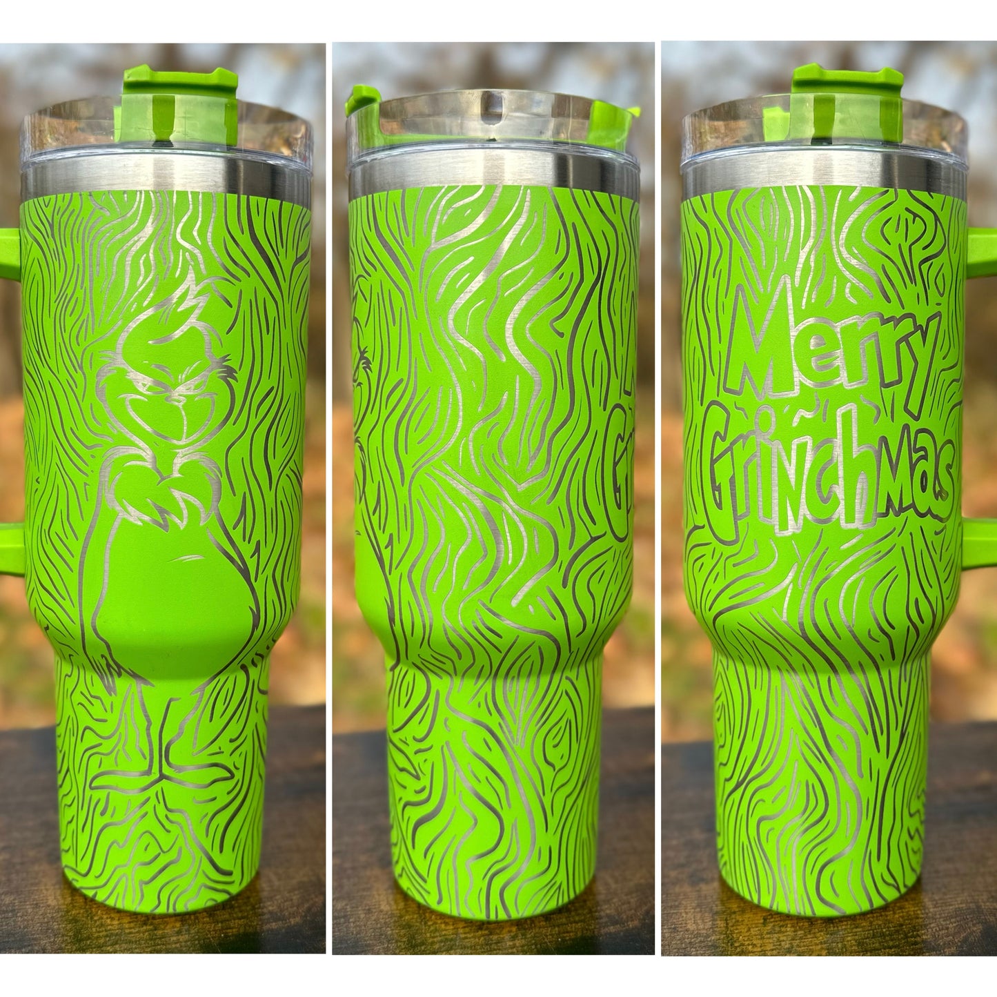 Merry Grinchmas Full Wrap Grinch 40oz Cup - 14 Colors Available