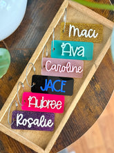 Load image into Gallery viewer, Custom Acrylic Name Bag Tag