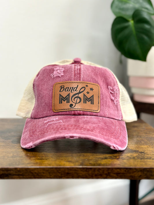 Band Mom Ponytail Hat