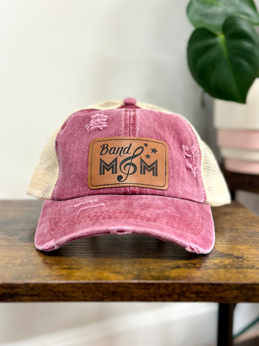 Band Mom Ponytail Hat