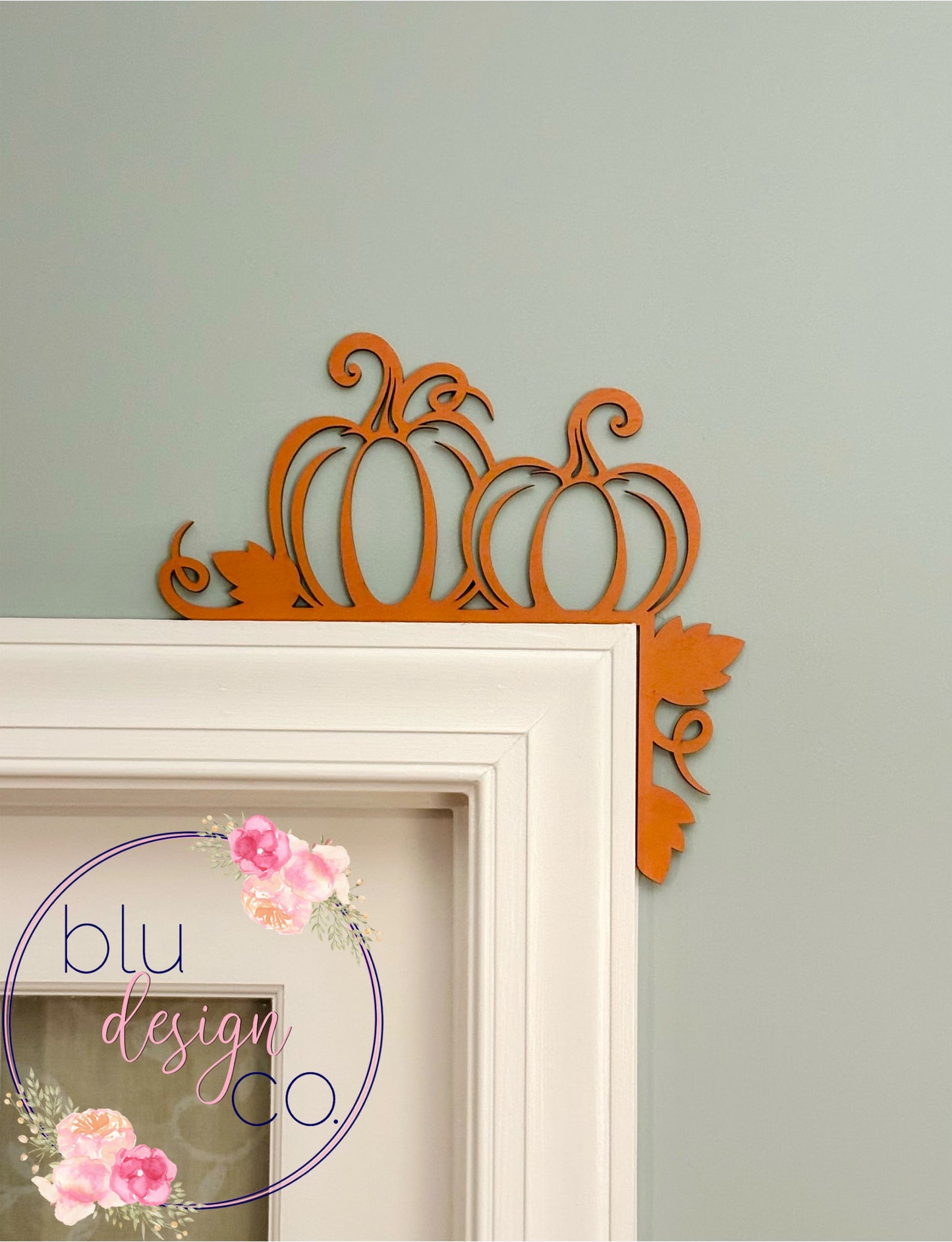 Pumpkin Door Corner Decor