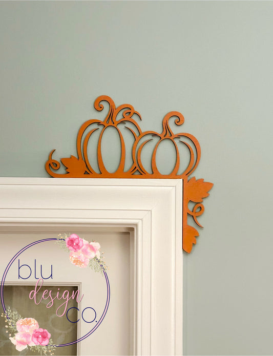 Pumpkin Door Corner Decor
