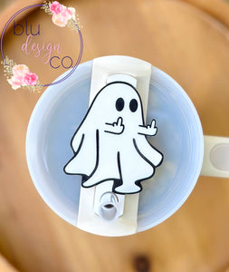 Acrylic Middle Finger Ghost Topper for Stanley H2.0 30oz 40oz or 40oz dupe cup