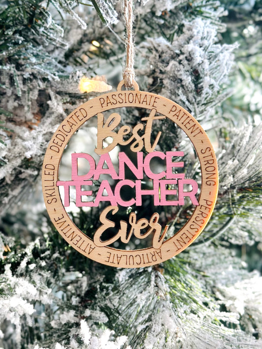 Dance Teacher Ornament