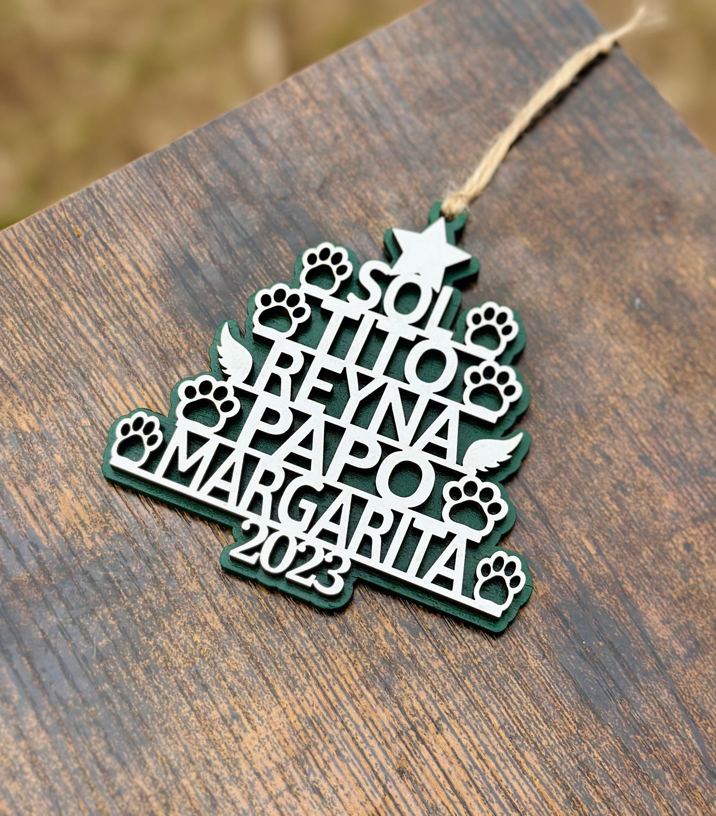 Personalized Name Tree Ornament