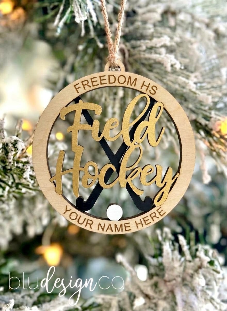 2026 Freedom HS Ornaments - Field Hockey Fundraiser