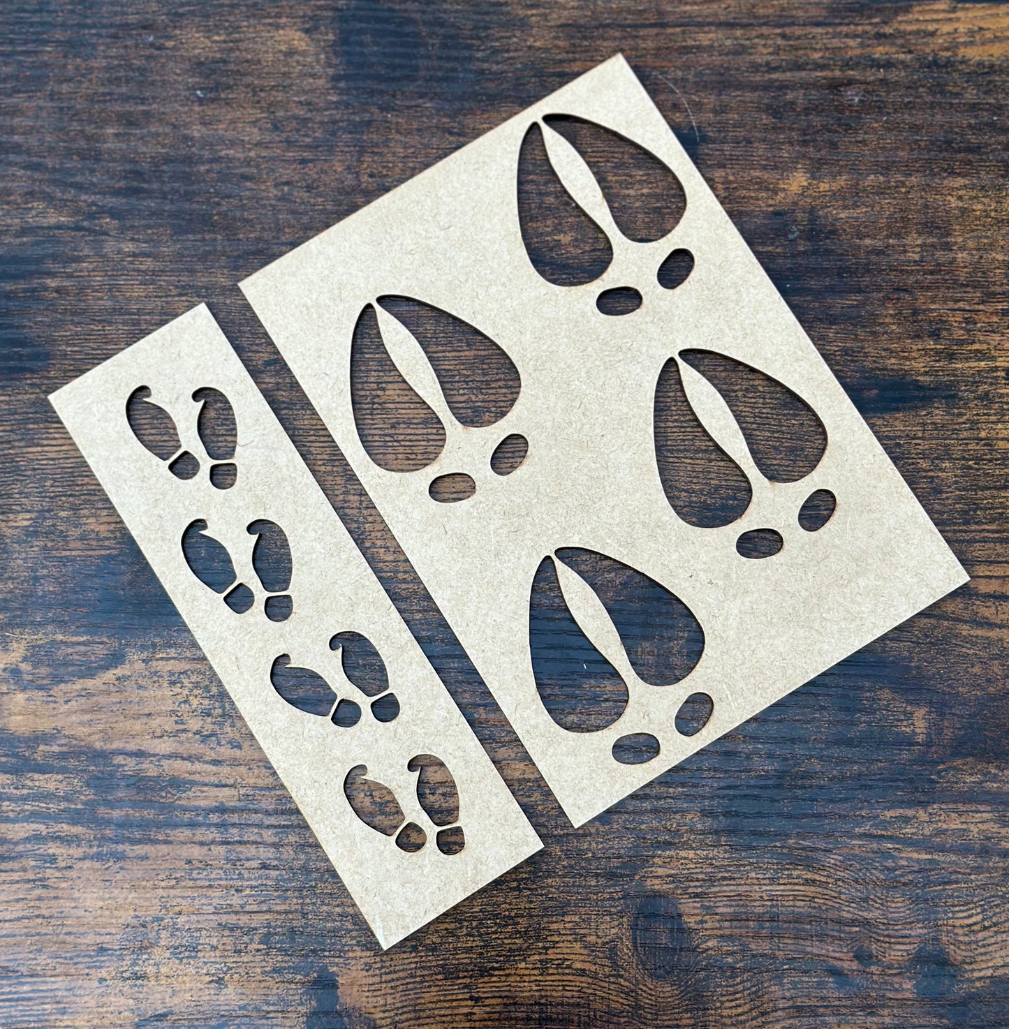 Santa Boot, Elf & Reindeer Tracks Templates