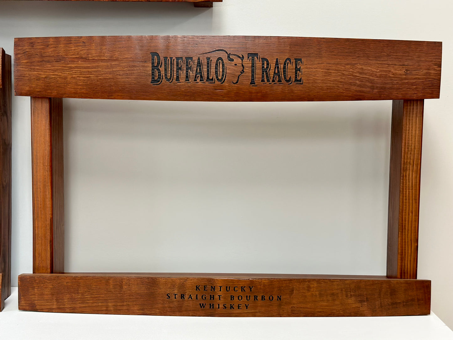 Custom Whiskey Stave Display Shelf