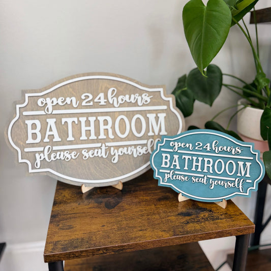 Funny Bathroom Sign