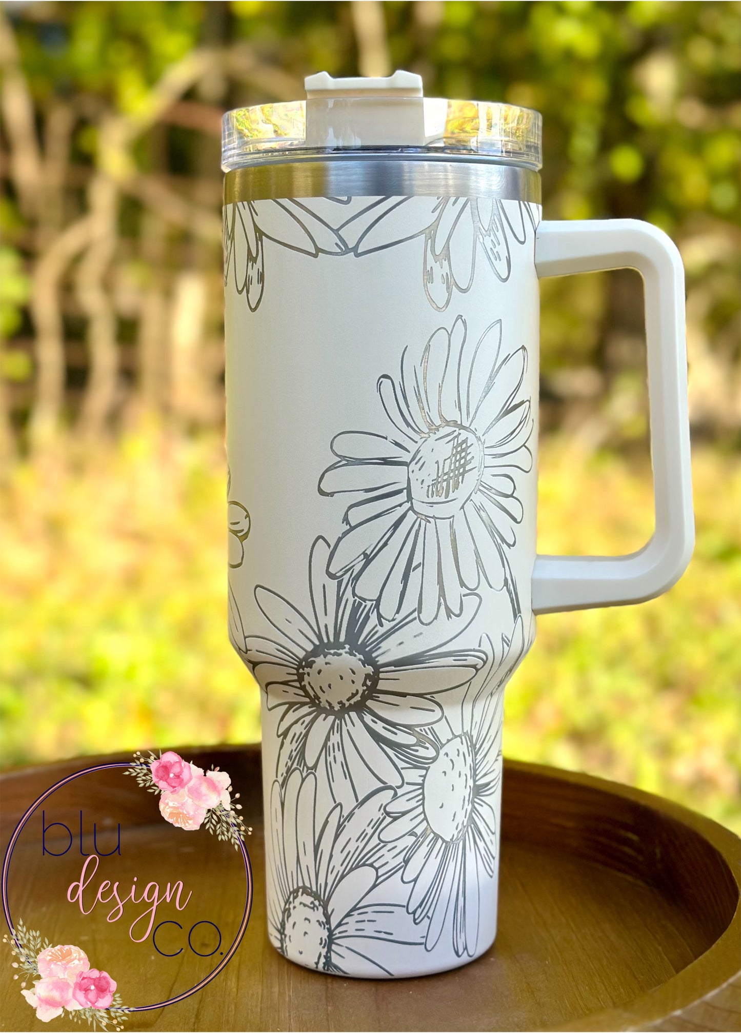 Daisy Full Wrap 40oz Cup - 14 Colors Available