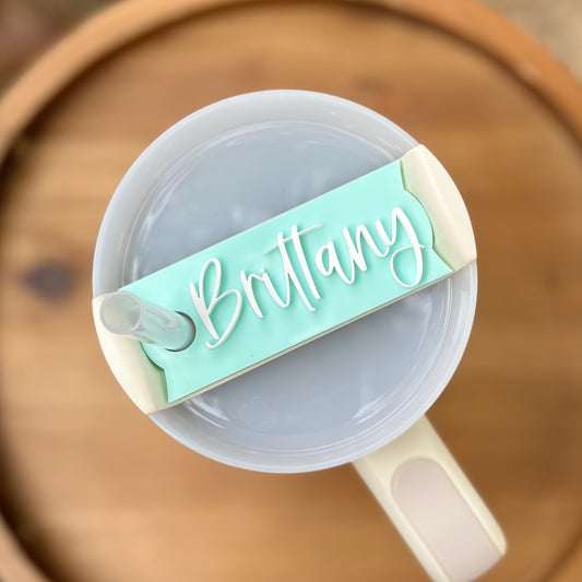 Acrylic Name Topper for Stanley H2.0 30oz 40oz or 40oz dupe cup