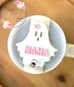 Acrylic Ghost Name Topper for Stanley H2.0 30oz 40oz or 40oz dupe cup