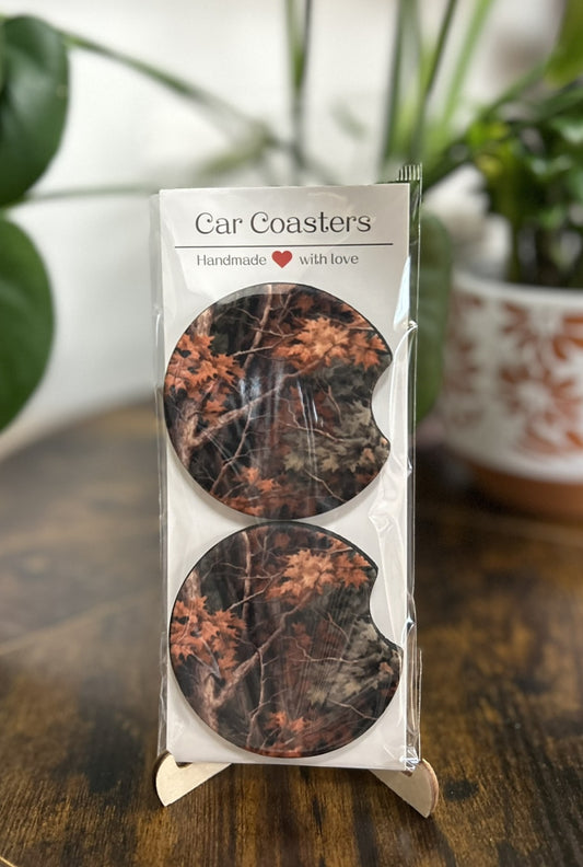 Coaster - Fall Leaves Print .JPG