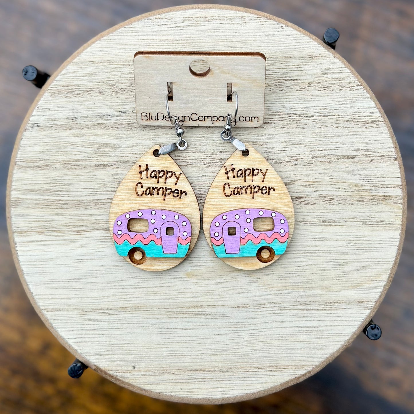 Happy Camper Layered Dangle Earrings