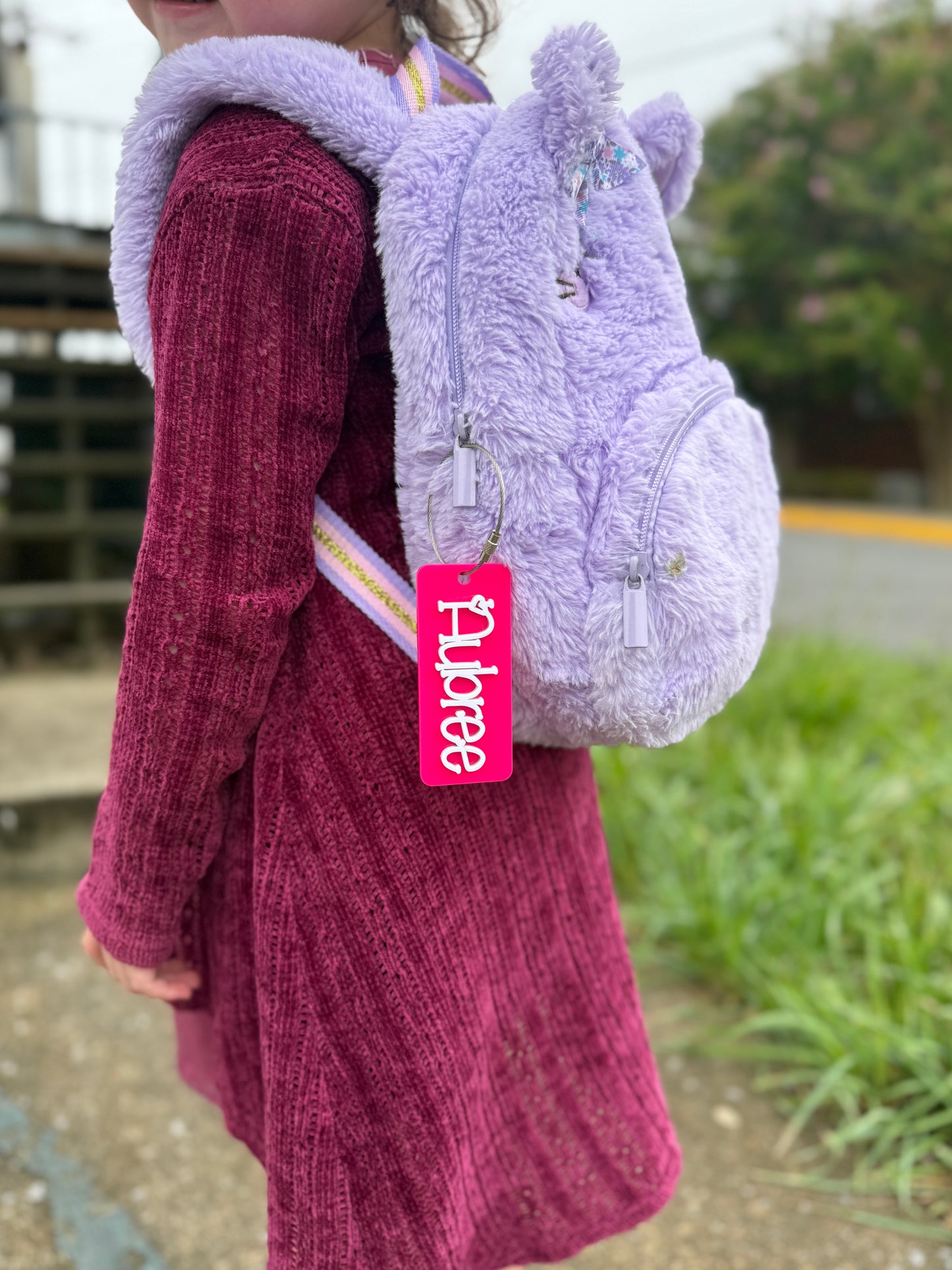 Custom Acrylic Name Bag Tag