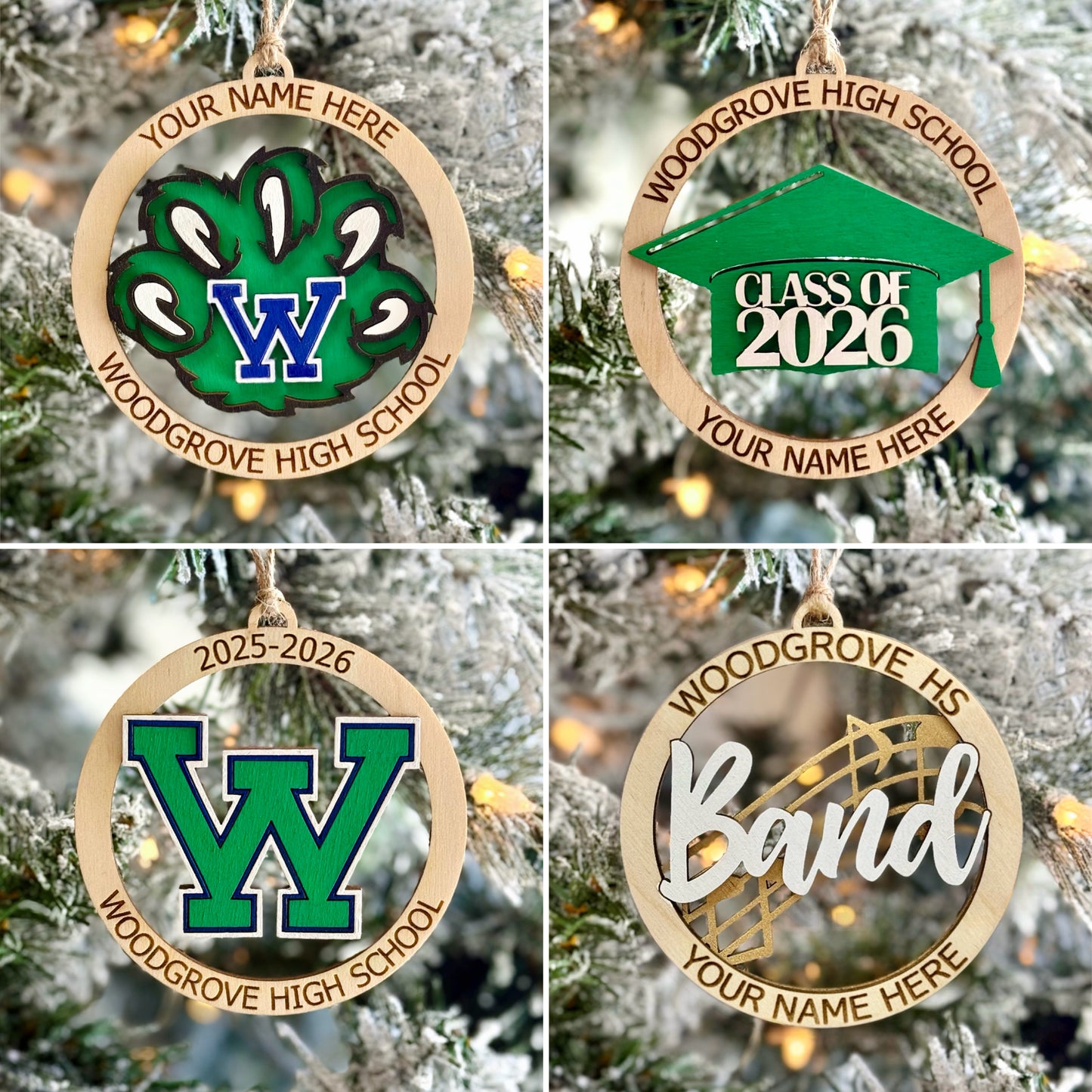 2025 Woodgrove HS Ornaments - Band Fundraiser