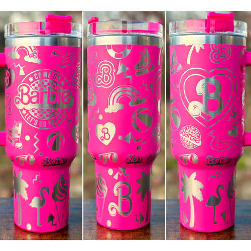 Barbie Full Wrap 40oz Cup - 14 Colors Available