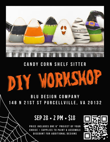 DIY Halloween Shelf Sitter Workshop - 9/28